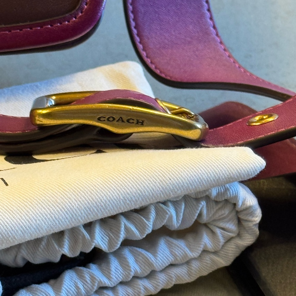AUTHENTIC Coach Dinky Colorblock - Limited Edition GloveTanned Leather Bag - Picture 15 of 15